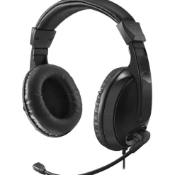 Adesso Xtream H5 - 3.5mm Stereo Headset with Microphone - Noise Cancelling - Wired- Lightweight