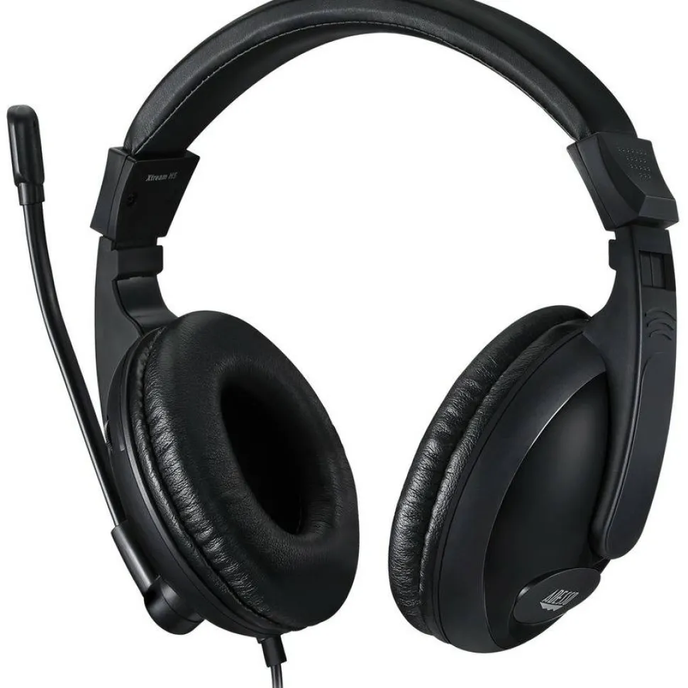 Adesso Xtream H5U - USB Stereo Headset with Microphone - Noise Cancelling - Wired- Lightweight
