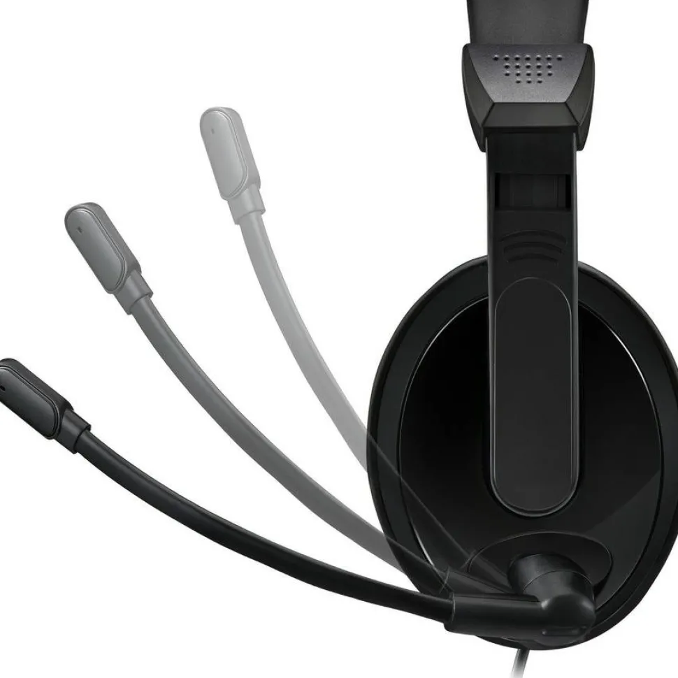 Adesso Xtream H5U - USB Stereo Headset with Microphone - Noise Cancelling - Wired- Lightweight