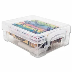 Advantus Super Stacker Crayon Storage Box, 4 4/5