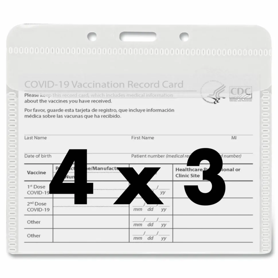 Advantus, Card holder, for (pack of 50), 75603