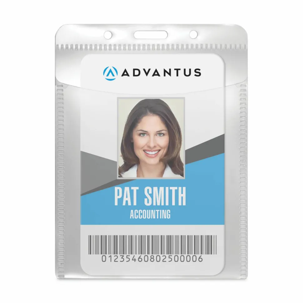 Advantus, Card holder, for (pack of 50), 75604