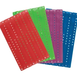 Advantus Colored Vinyl Wristbands, Adjustable, 0
