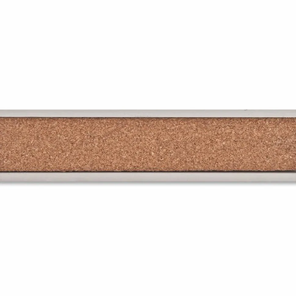 Advantus Cork Map Rails, 1" x 96", Satin