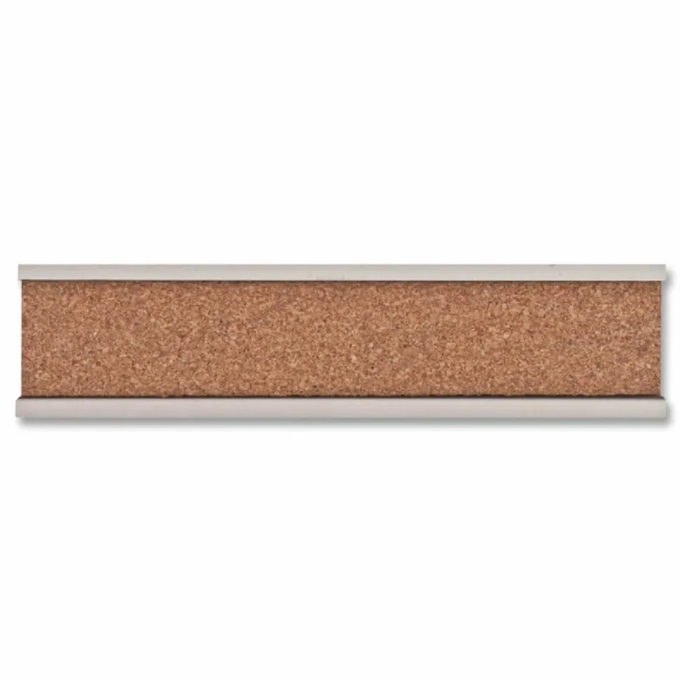 Advantus Cork Map Rails, 1" x 96", Satin