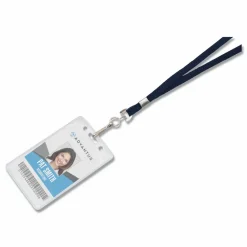 Advantus 36" Deluxe Lanyard With J-Hook, 36" Length, Blue, Pack Of 23