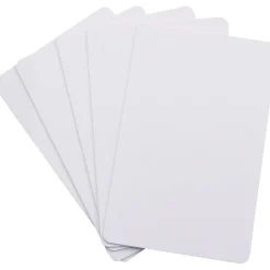 Advantus DIY - Laminated polyvinyl chloride (PVC) - white - 2.1 in x 3.4 in 100 card(s) ID cards