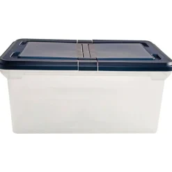 Advantus Extra Capacity Storage File Tote With Lid, Letter Size, 10 13/16