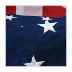 Advantus Goldtone Eagle Deluxe U.S. Flag Set - United States - 60