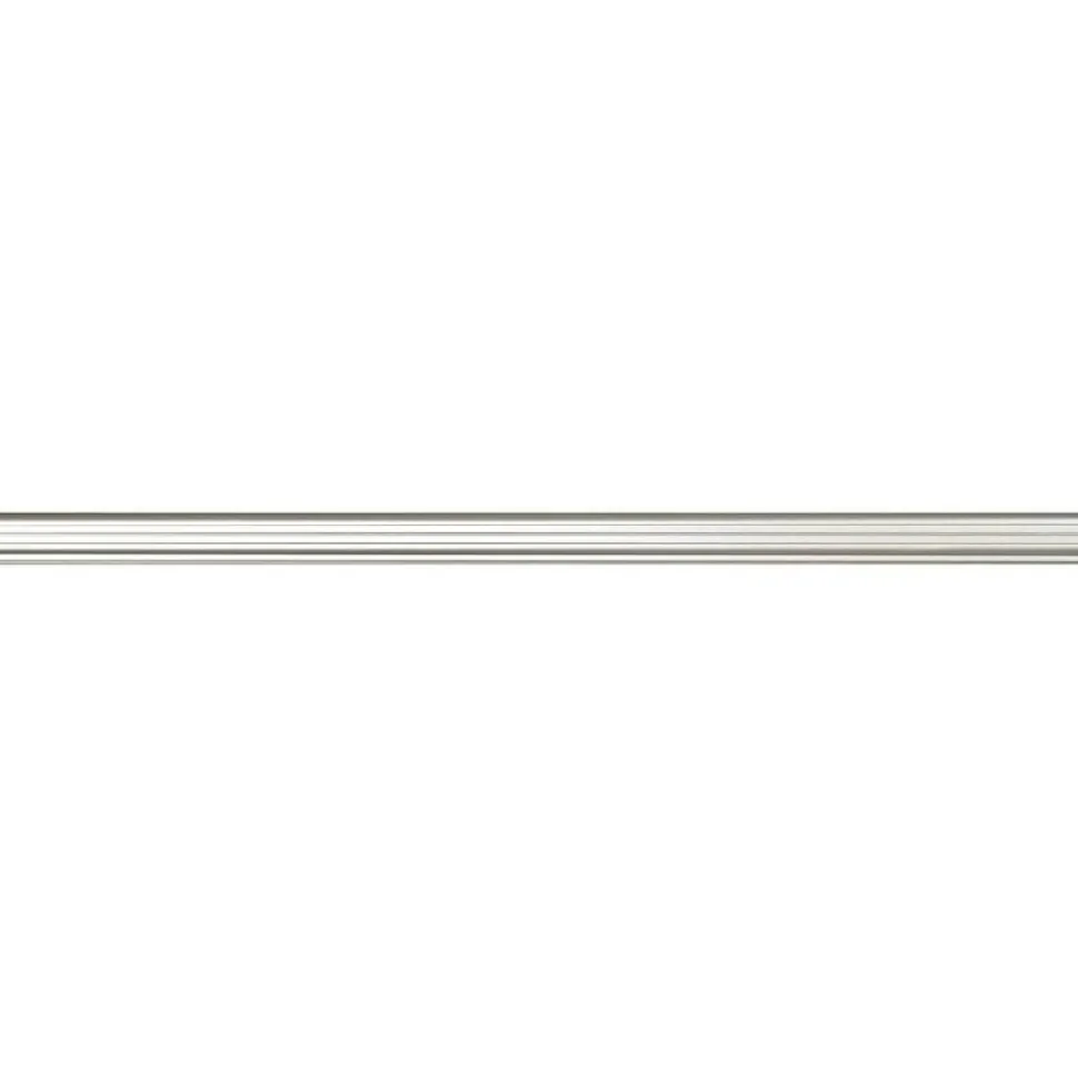Advantus Grip-A-Strip Display Rail, 1 1/2" x 48", Satin Finish Gray