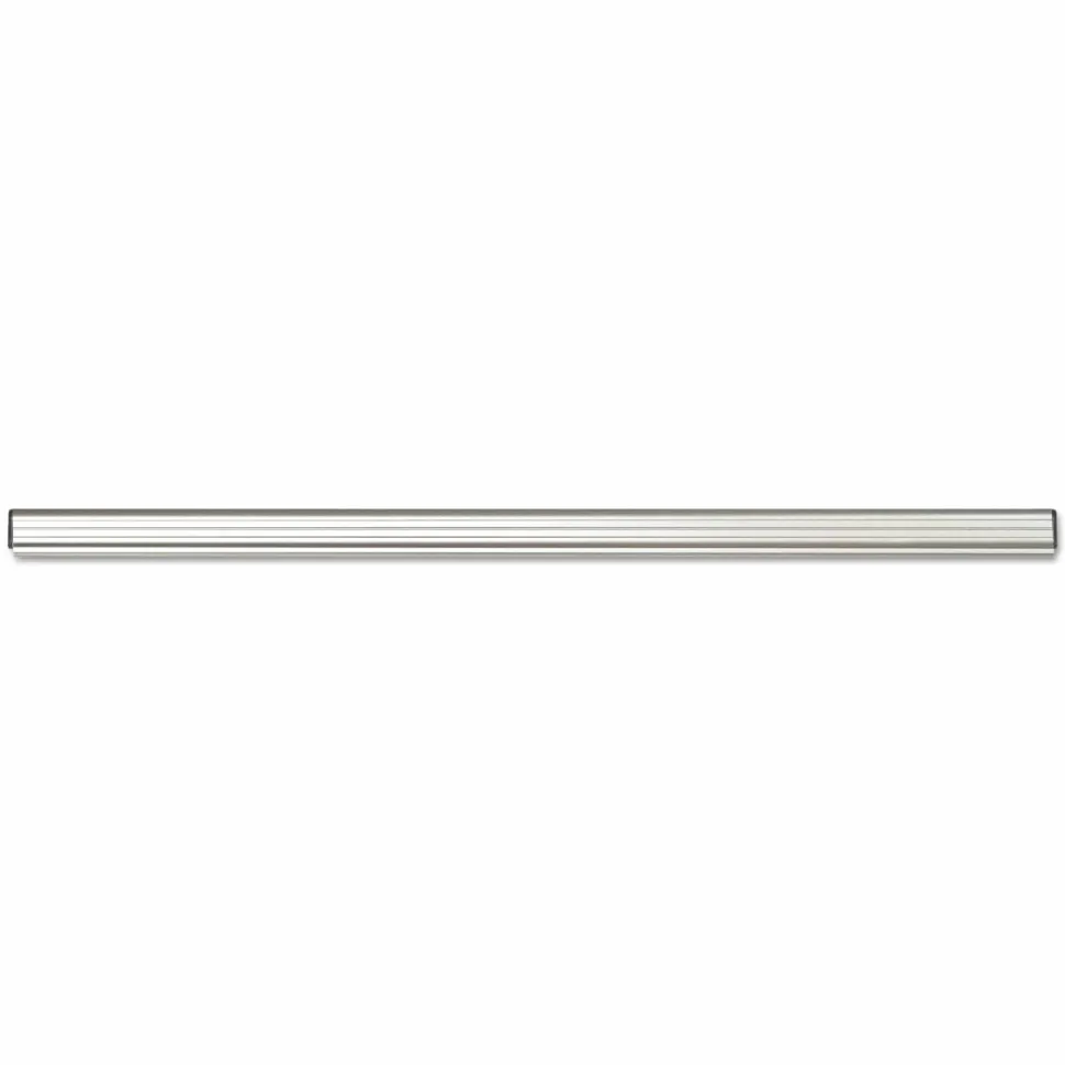 Advantus Grip-A-Strip Display Rails, 1.5" x 36", Satin Aluminum