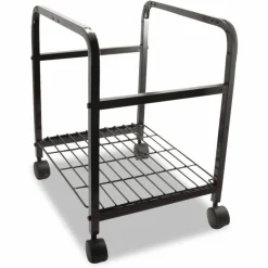 Advantus Heavy-Duty File Shuttle, Metal, 1 Shelf, 17.13" x 14.25" x 20", Black