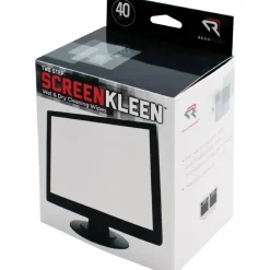 Advantus Kleen And Dry Screen Cleaner Wipes, Box Of 40