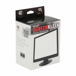 Advantus Kleen And Dry Screen Cleaner Wipes, Box Of 40