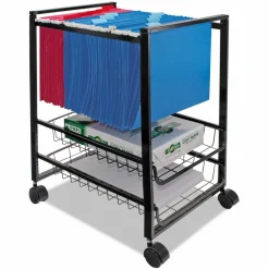 Advantus Letter-Size Mobile File Cart, 19 1/2