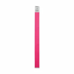 Advantus Neon Tyvek Wristbands - Neon Pink - Tyvek - 500 / Pack