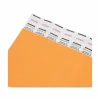 Advantus Neon Tyvek Wristbands - Neon Orange - Tyvek - 500 / Pack