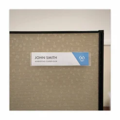 Advantus Panel Wall Sign Holder, 9"W x 2"H, Clear