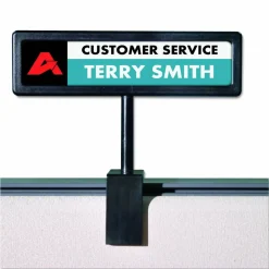 Advantus People Pointer Cubicle Sign, 4 1/2