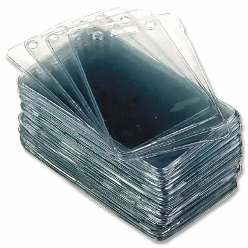 Advantus Proximity Badge Holder, Vertical, 4-1/2" x 2-1/2", Pack of 50