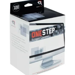 Advantus Read/Right One-Step Screen Cleaning Wipes - For Display Screen - Streak-free, Anti-static - 100 / Box