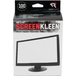 Advantus Read/Right One-Step Screen Cleaning Wipes - For Display Screen - Streak-free, Anti-static - 100 / Box