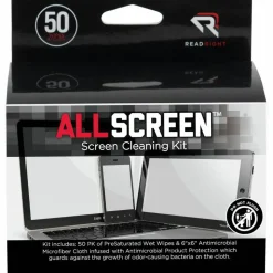 Advantus Read/Right Screen Cleaning Kit - For Display Screen - Alcohol-free, Ammonia-free, Reusable, Antimicrobial, Ant - RR15039
