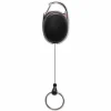 Advantus Retractable Carabiner Reel With Key Rings, Smoke, Pack Of 6