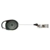 Advantus Retractable Caribiner-Style ID Reels, Smoke, Pack Of 12