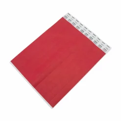 Advantus Tyvek Colored Wrist Bands, 3/4" x 10", Blue, Red, Pack Of 500