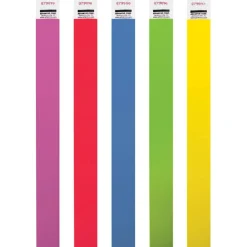 Advantus Tyvek Wristbands, AVT75441, 3/4"W x 10"L, Rectangle, Red, Tyvek, Pack Of 100
