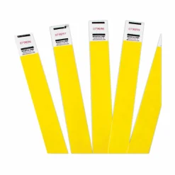 Advantus Tyvek Wristbands, Neon Yellow, Pack Of 500 Wristbands
