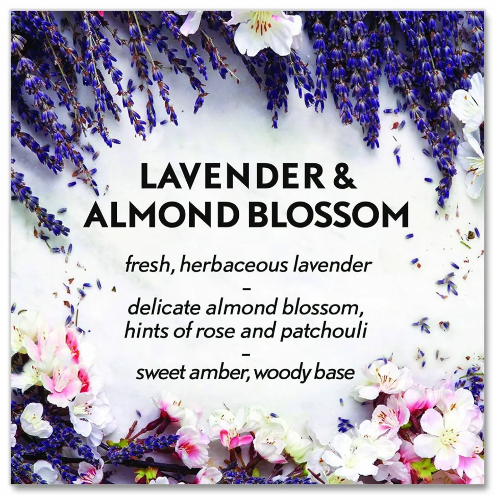 Air Wick Essential Mist Refill, Lavender and Almond Blossom, 0.67 oz Bottle, 6/Carton