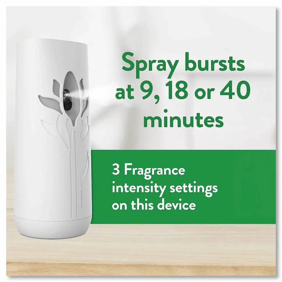 Air Wick Freshmatic Ultra Automatic Sprayer Starter Kit, 5.89 oz, White Flowers and Melon Summer Delights, Asst Dispenser Color