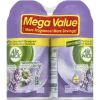 Air Wick Lavender Refill Pack - Aerosol - 5.90 oz - Lavender, Chamomile - 60 Day - Odor Neutralizer, Long Lasting - 2/Pack - 3 / Carton