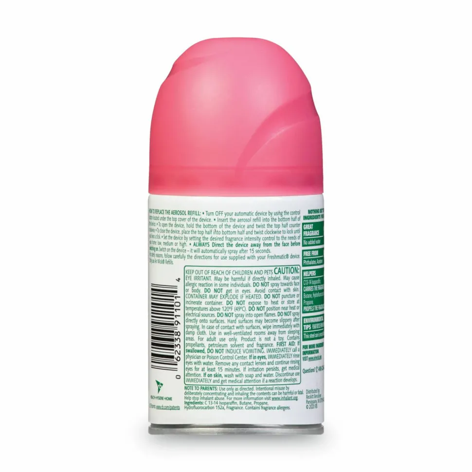 Air Wick Life Scents Freshmatic Automatic Spray Refill, 6.17 Oz, Summer Delights, Carton Of 6