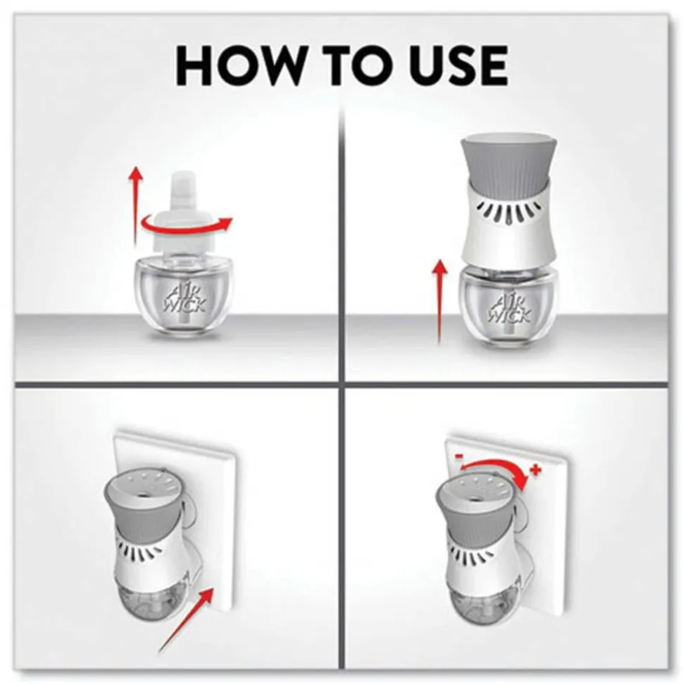 Air Wick Scented Oil Warmers, White, Case Of 6 Warmers