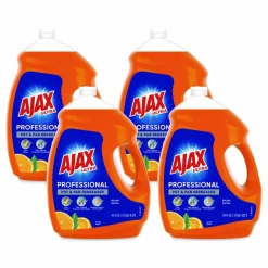 Ajax Dish Detergent, Orange Scent, 145 oz Bottle, 4/Carton