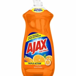 Ajax Liquid Dishwashing Detergent, Orange Scent, 28 Oz Bottle