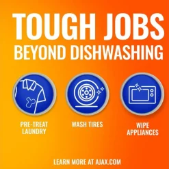 Ajax Liquid Dishwashing Detergent, Orange Scent, 28 Oz Bottle