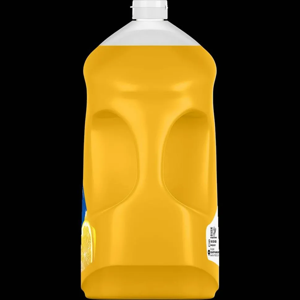 AJAX Ultra Liquid Dish Soap, Lemon Scent, 145 Oz, Case Of 4 Bottles