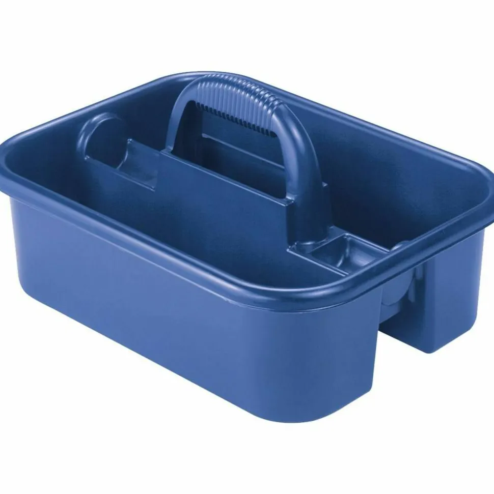 Akro Mils 18" Storage Tote Caddy, Medium Size, Blue