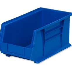 Akro-Mils AkroBin Storage Bin, Medium Size, 7" x 8-1/4" x 29 3/10", Blue