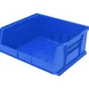 Akro-Mils AkroBin Storage Bin, Medium Size, 7" x 16 1/2" x 14 3/4", Blue
