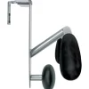 Alba Over-the-panel Coat Hook Hanger, 44 lb (19.96 kg) Capacity, 7.9"H x 14.6"W, for Coat, Cubicle, Clothes, Powder Coated