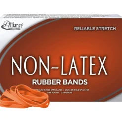 Alliance Rubber Sterling Rubber Bands, No. 64, 1 lb, Box Of 380