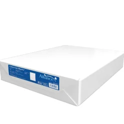 Alliance Pre-Perforated Cut Sheets, 8-1/2" x 11", 20 Lb, White, 500 Sheets Per Ream, Case Of 5 Reams
