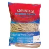 Alliance Rubber Advantage Rubber Bands, 7" x 1/8", Natural Crepe, Bag Of 200