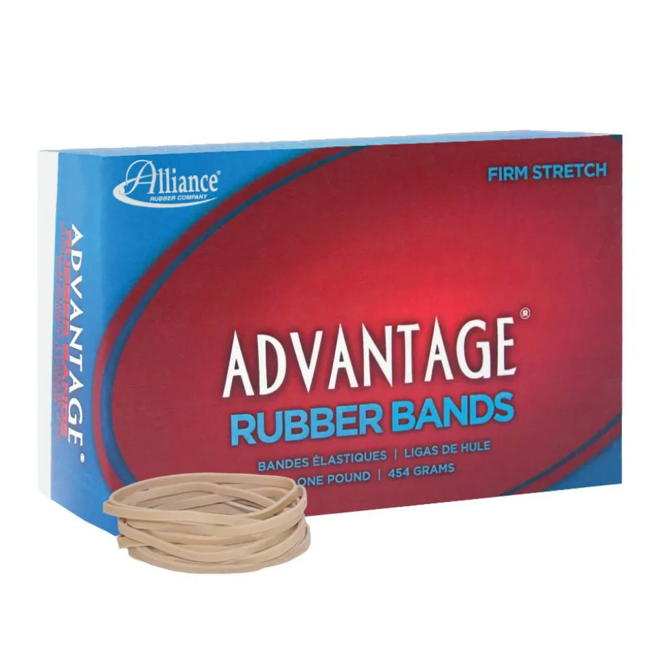 Alliance Rubber Advantage Rubber Bands In 1-Lb Box, #32, 3" x 1/8", Box Of 700
