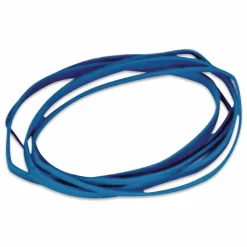 Alliance Rubber Bands With Antimicrobial Protection, #64, 3 1/2" x 1/4", Cyan Blue, 40 Per Pack